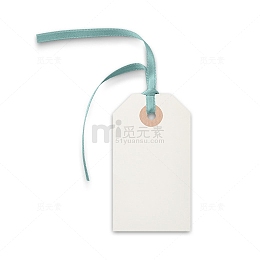 白色圣诞价格标签元素