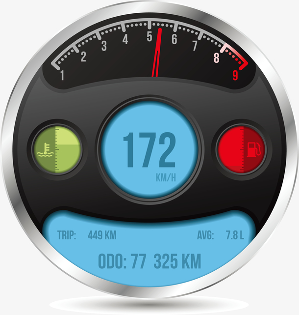 黑色汽车精致仪表盘素材免费下载_觅元素