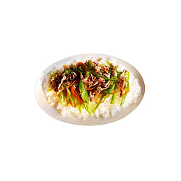 青椒肉丝 精致盖饭