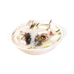 香嫩爽滑鱼头豆腐汤图片