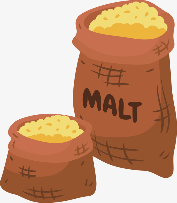 两袋粮食矢量图下载