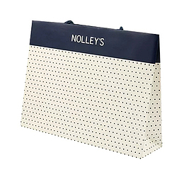 时尚圆点手提帆布袋