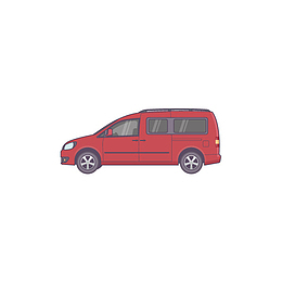 卡通简约交通标识海报设计汽车