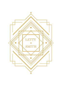 金色边框装饰图案