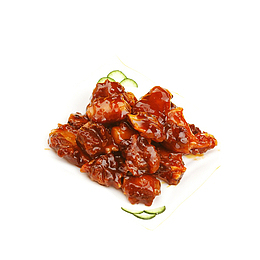 产品实物美食烧排骨