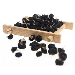 卡通手绘黑色枸杞