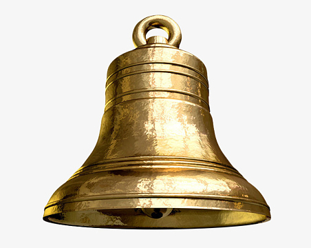 复古的铃铛免抠素材