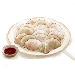 卡通饺子PNG下载