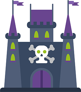 卡通娱乐设施图标设计