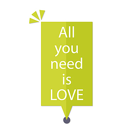 彩色引述语语言气泡矢量