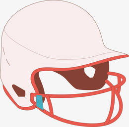 手绘专业棒球头盔