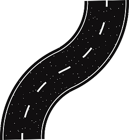 弯曲的道路png图