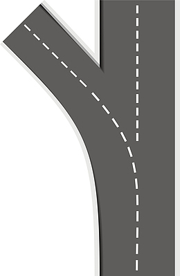 矢量卡通公路png图