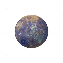 手绘银河系星球天王星素材