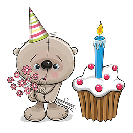 生日快乐小熊