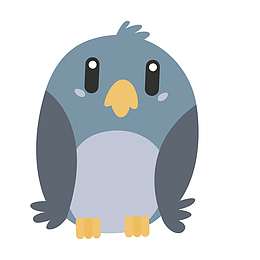 卡通小动物矢量图