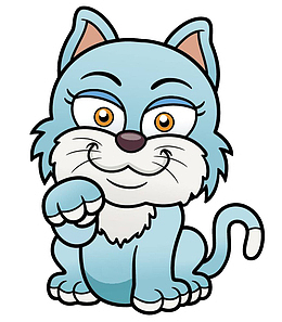 伸手作揖的小猫咪