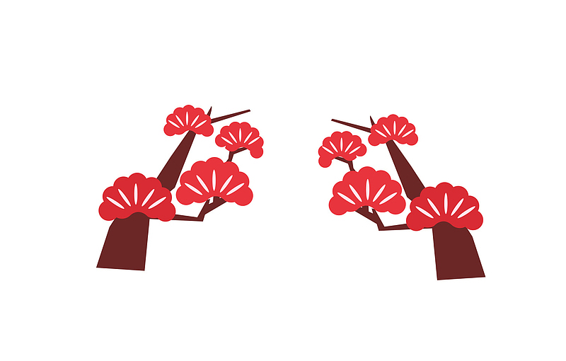 红花树新年好