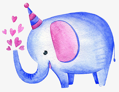 卡通可爱小动物装饰动物头像