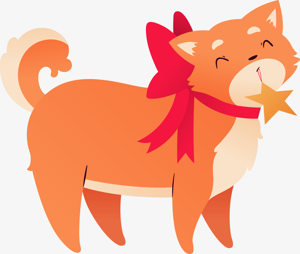 卡通动物矢量素材