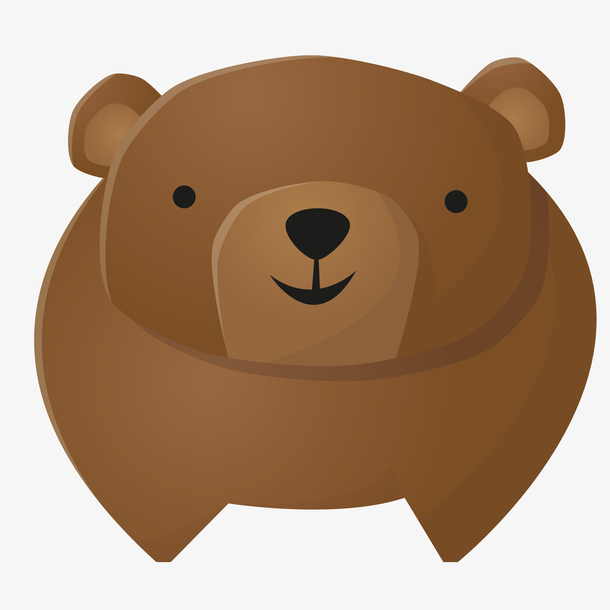 关键词 : 微笑,动画,动物,卡通,矢量,棕色,小熊,简单,可爱[声明] 觅