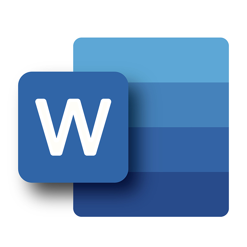 蓝色office2019办公软件图标logo