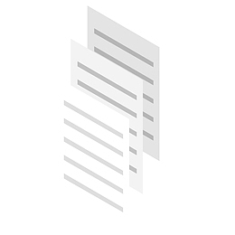 几张文档矢量插画