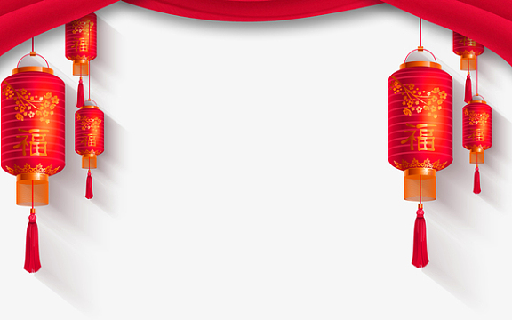 春节装饰灯笼素材_春节装饰灯笼图片元素-觅元素