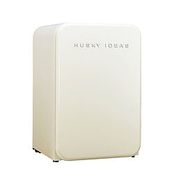 鹅黄色冰箱广告设计