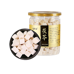 一碟白色茯苓广告设计