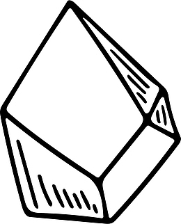 卡通简笔画水晶钻石装饰设计