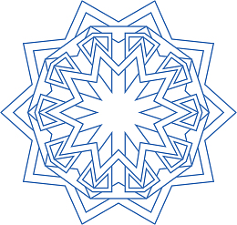 简约几何花边边框纹理