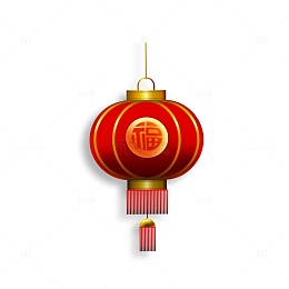 春节红色灯笼素材