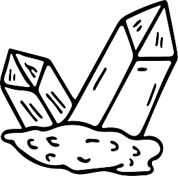 卡通简笔画水晶钻石装饰设计