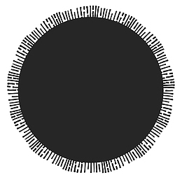 卡通简约黑白插画小清新太阳