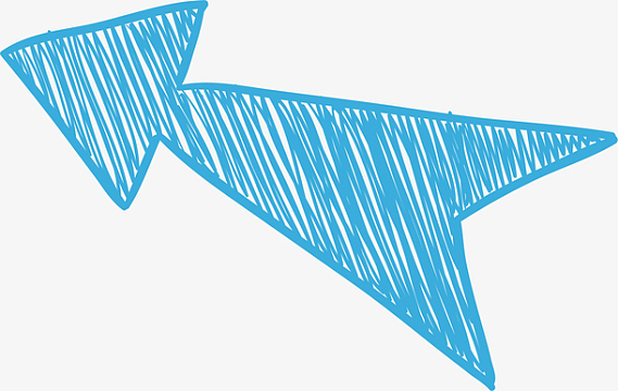 创意的拉伸方向箭头