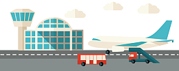 飞机旅游机场登机