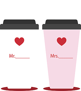 情人节情侣奶茶套餐