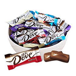 透明背景德芙巧克力