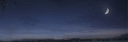 黑夜夜景月亮背景