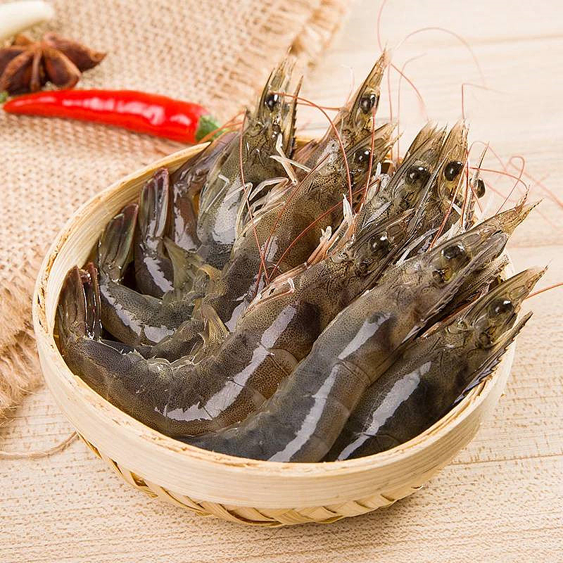 高清生鲜基围虾