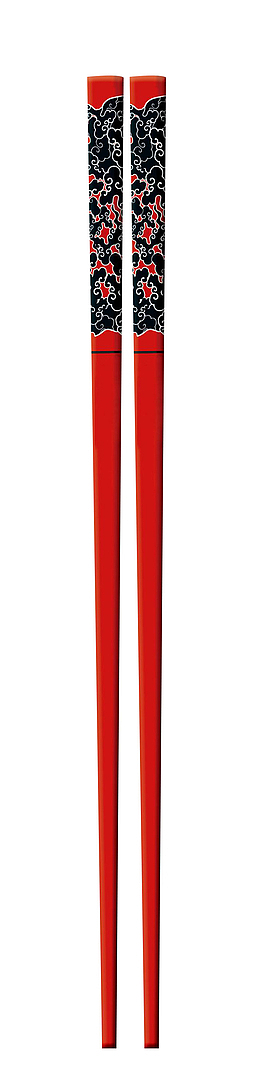 中国风红色筷子2