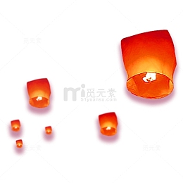 许愿灯 元宵节 节日 元宵节装饰素材