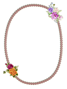 玫瑰花花环---装饰边框