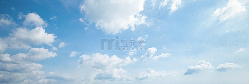 背景蓝天白云