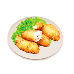 鳕鱼条装盘素材