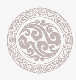 方形中国古风花纹免抠素材免费下载_觅元素51yuansu.com