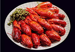 小龙虾美食虾麻辣小龙虾 爆炒虾尾