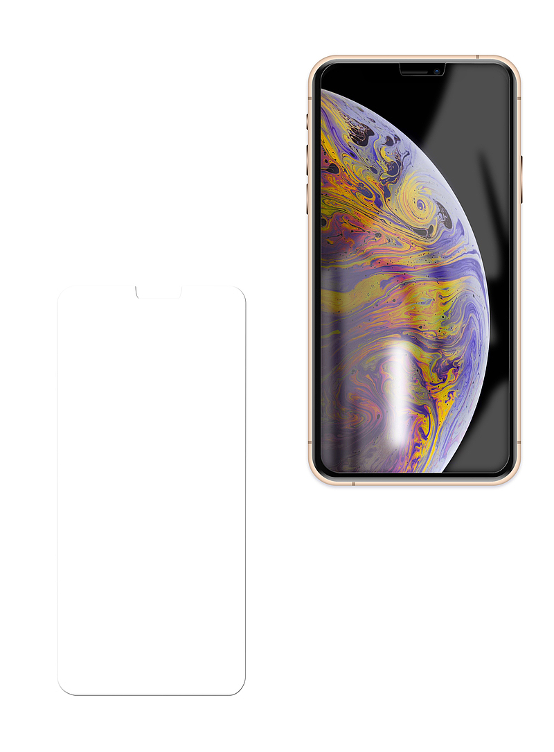 反光的iPhoneX系列手机以及手机膜