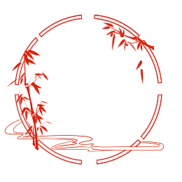 中国风手绘水墨风景山水徽派建筑53